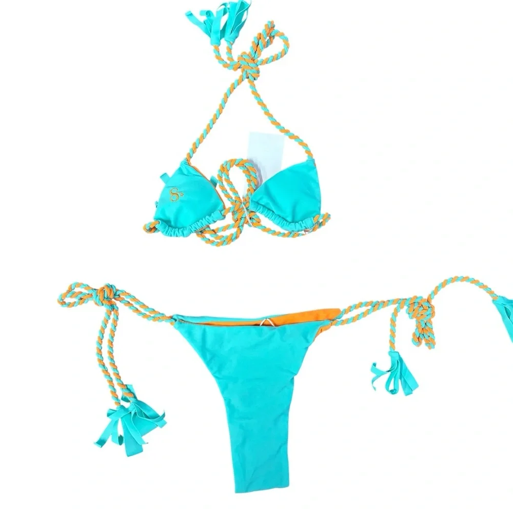 SBOVIA Tropical Sunset Bikini Swimsuit‎ Size XXS